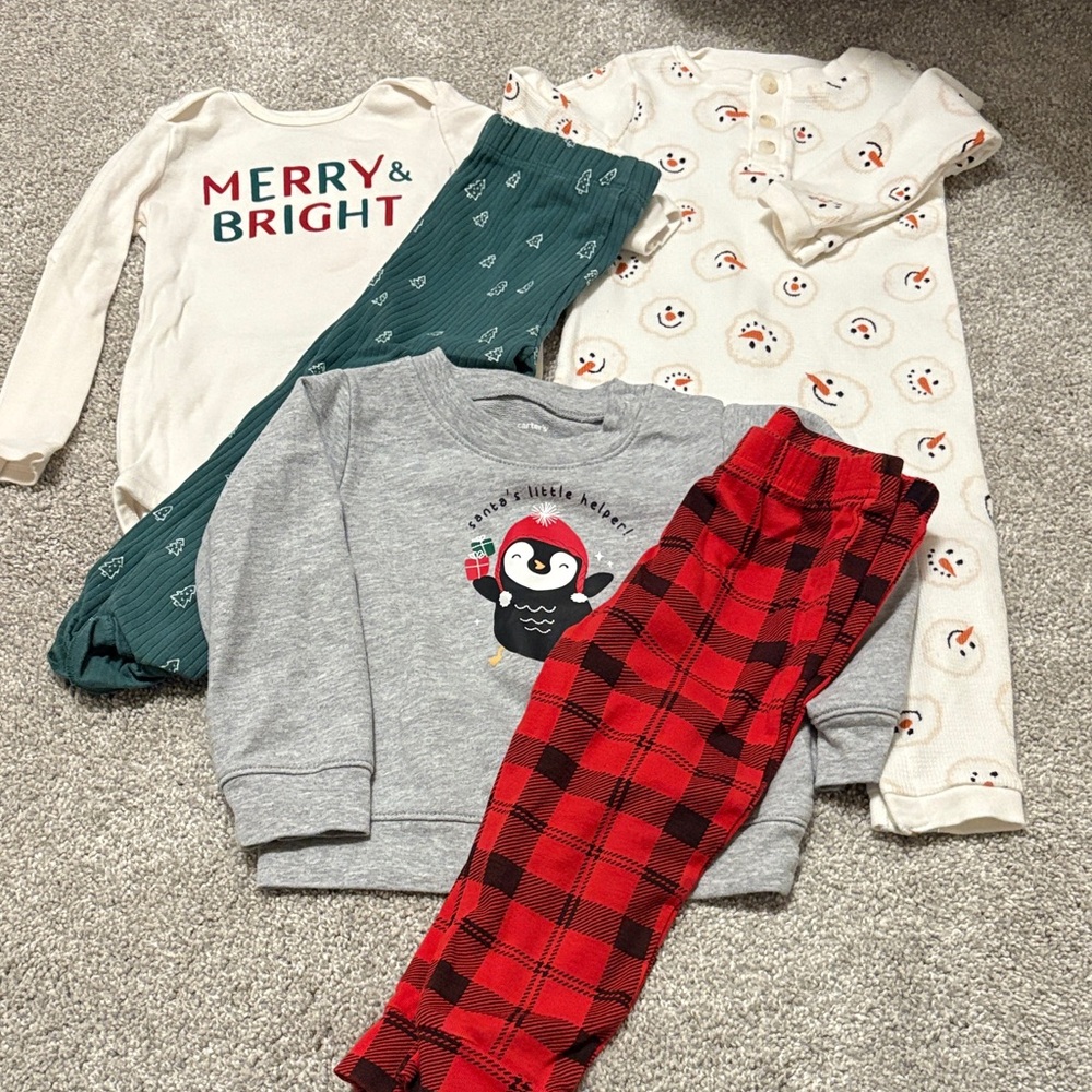 Infant name brand holiday clothing lot 18-24 months